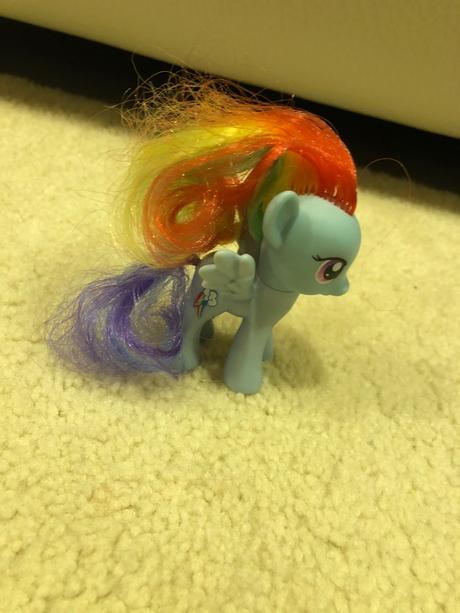 My little pony - rainbow dash with scooter, 
