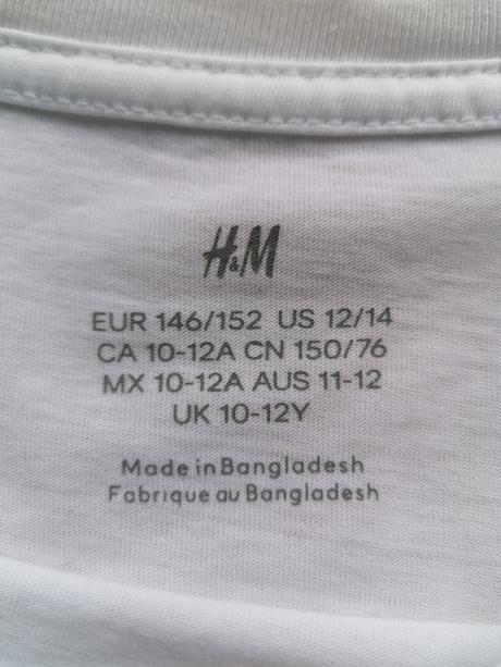 Tričko 146/152, h&m,146