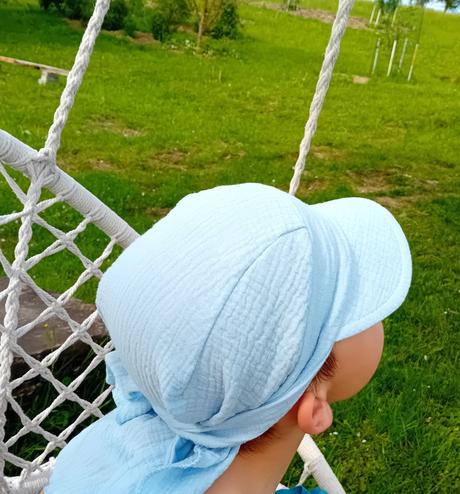 Mušelínová šatka so šíltom,