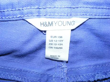 Rifľová mini sukňa h&m, h&m,158