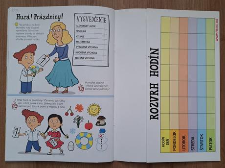 Kniha / zošit "už budem prvákom", 