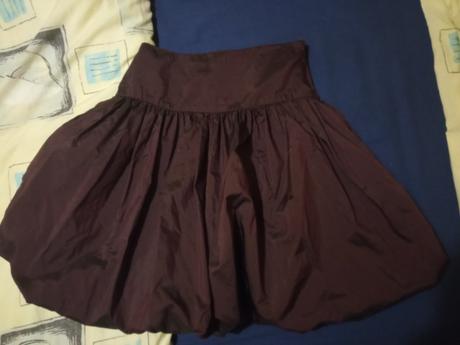 Slivková balónová sukňa, 134