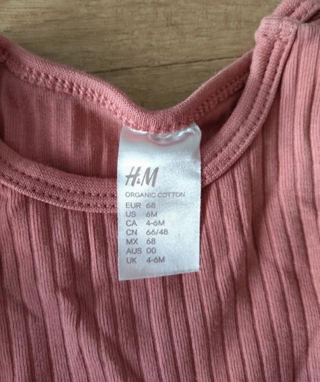 Rebrovaná súprava, h&m,68