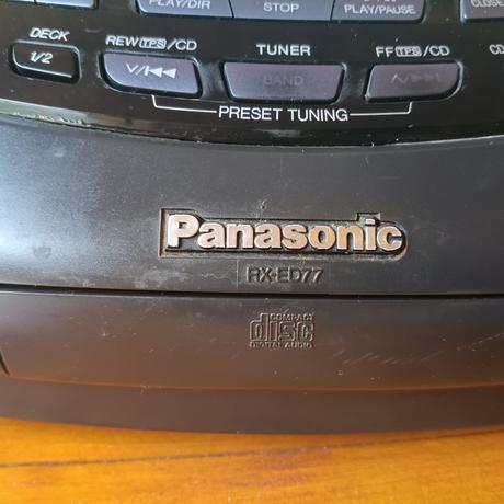 Rádio panasonic rx-ed77, panasonic
