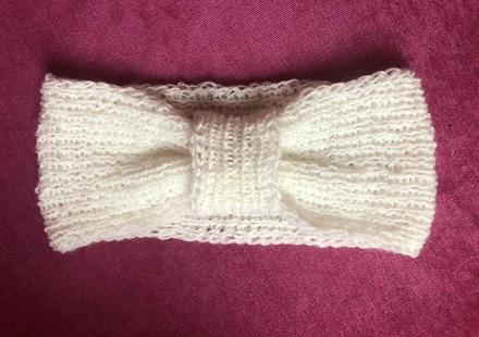 Dámska pletená čelenka,