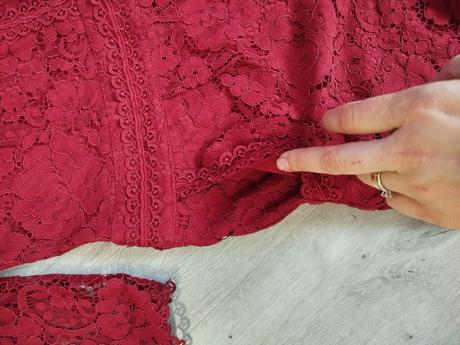 Čipkovaný overal, naf naf,l