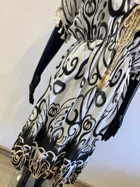 Dámske šaty letné vzorované (uni), l / m / s / xl
