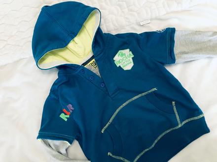 Tenká mikinka so všitým tričkom, rocha.little.rocha,98