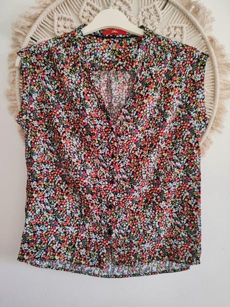 Kvietkovaná blúzka s.oliver, s.oliver,xs