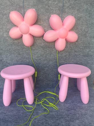 Lampy a stoličky ikea, 