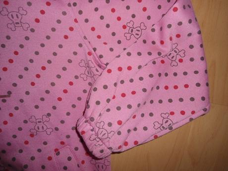 Ruzova dievcenska mikina, 134