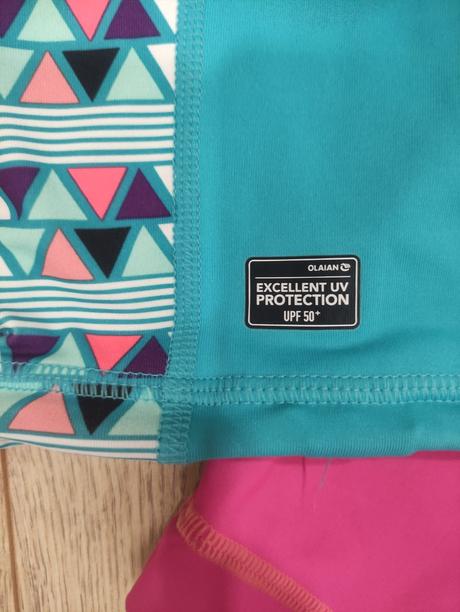 Detské tričko s uv ochranou, decathlon,104