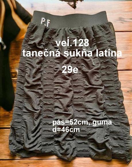Tanečná sukňa latina veĺ.128, 128