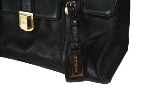 Čierna kožená kabelka jasper conran,