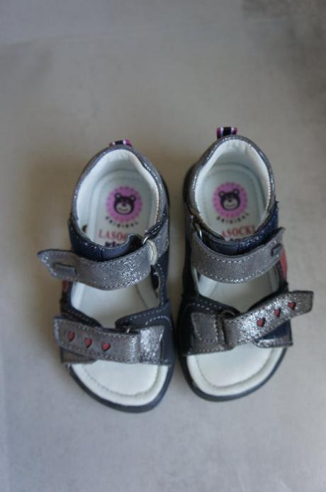 Sandále lasocki - sivo-strieborné v.21, lasocki,21