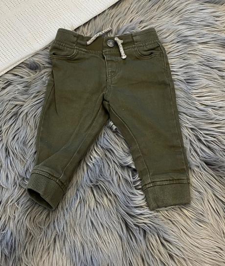 Chlapčenské nohavice khaki primark (74), primark,74
