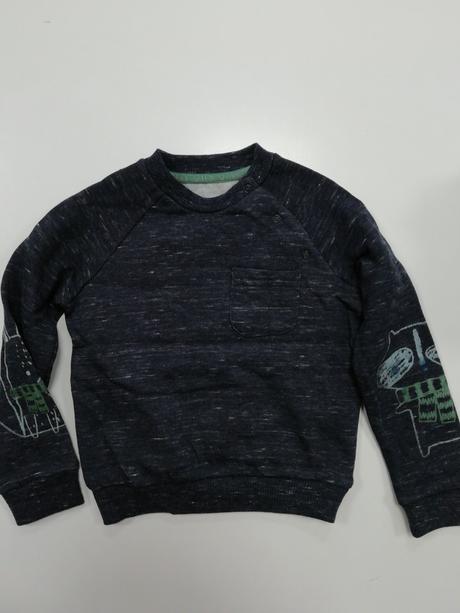 Modrá mikina so zvieratkami, f&f,92