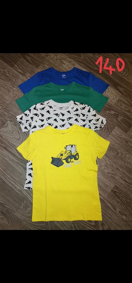 4 x tričko, sinsay,140