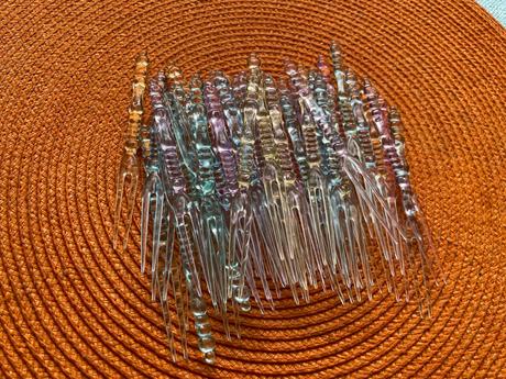 Perleťové napichovačky na očká, 