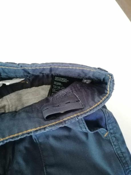 Podšité nohavice s vreckami, h&m,110