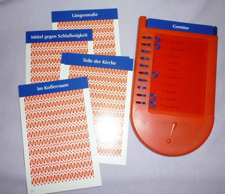 Hra outburst - v nemeckom jazyku, 