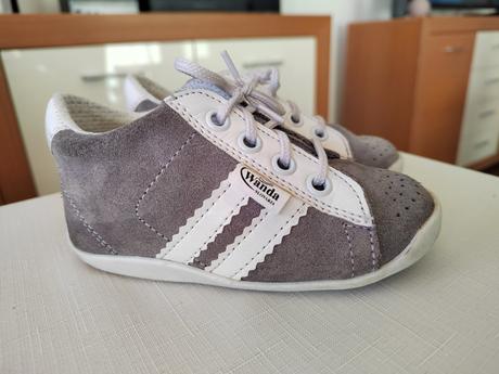 Tenisky wanda - šedo-biele v.22, wanda,22