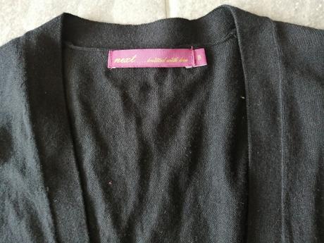 Tenký sveter zn next v36 gothic punk "morticia", next,36