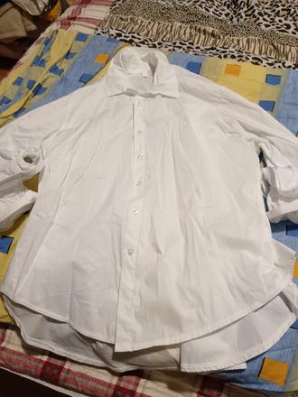 Blúzka zaujímavý rukav už aj s poštou, 48