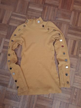 Dámske vrúbkované tričko, s