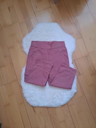 Staro ruzove 3/4 nohavice, l