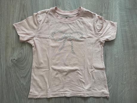Tričko s mašličkou h&m 122/118, h&m,122