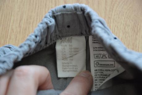 Mencestrove nohavice nenosene, h&m,86