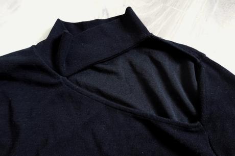 Body zaya s asymetrickým výstrihom, zara,l