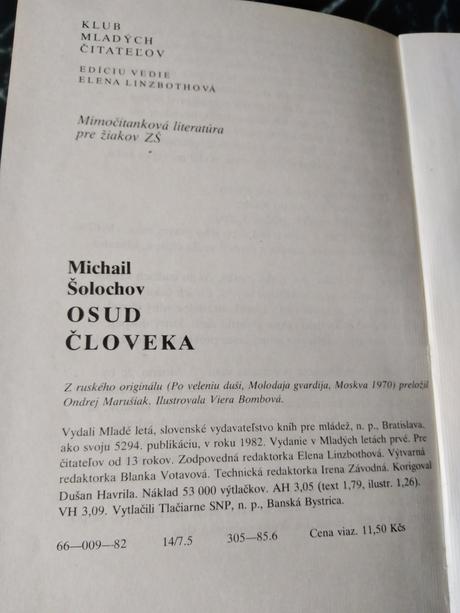 Osud človeka, 