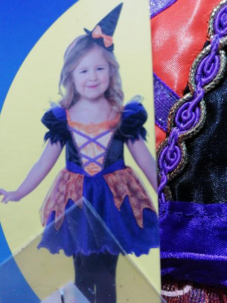 Čarodejnica karneval kostým tekvica 3/4roky,