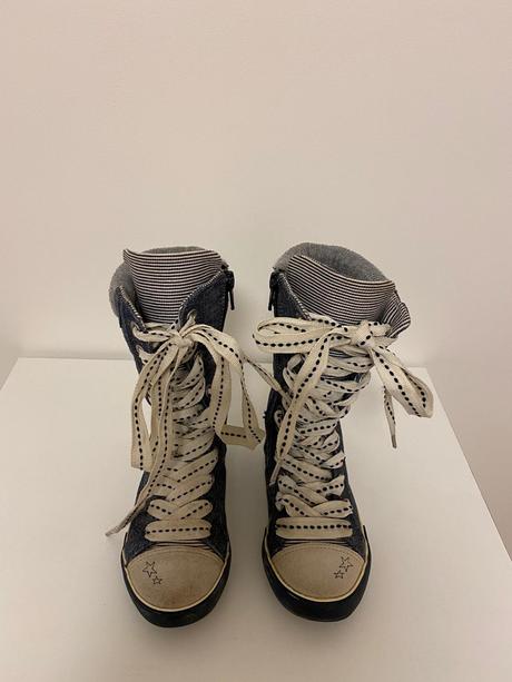 Vysoké rifľové tenisky, next,25