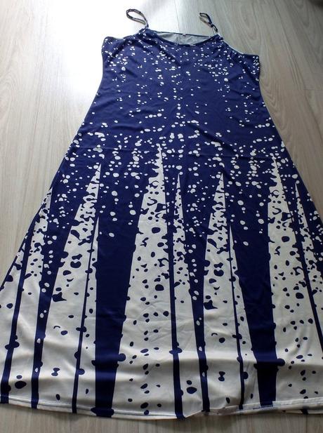 Elastické maxi šaty, v. l/xl, l