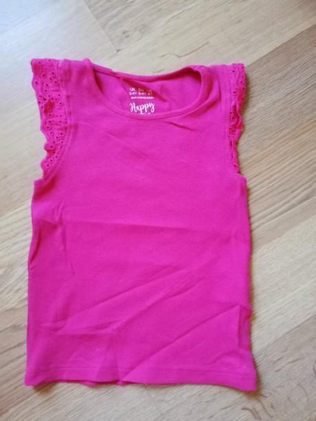 Sýto ružové tričko 98/104, f&f,98