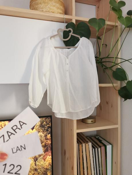 100perc. lanova bluzka zara, zara,122