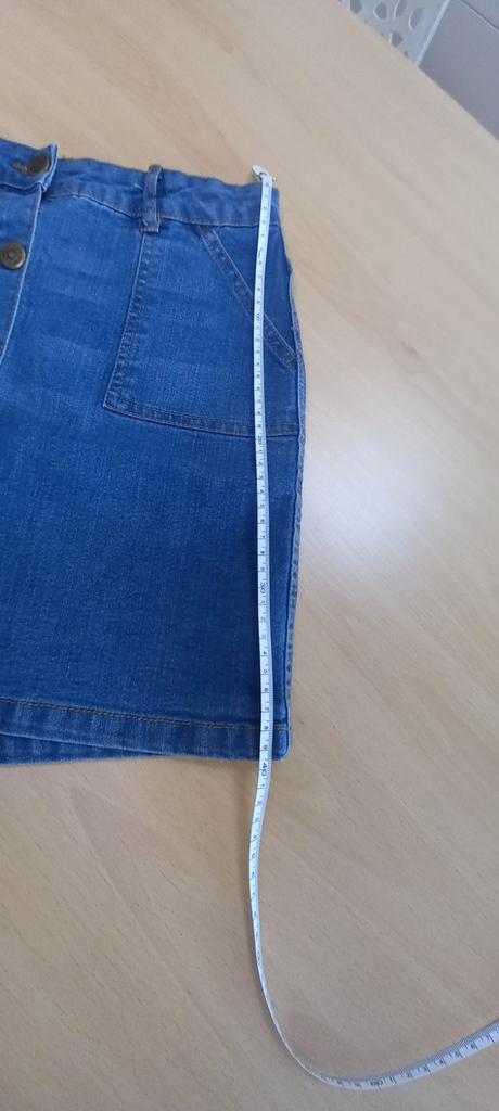 Rifľová sukňa na gombíky, 158