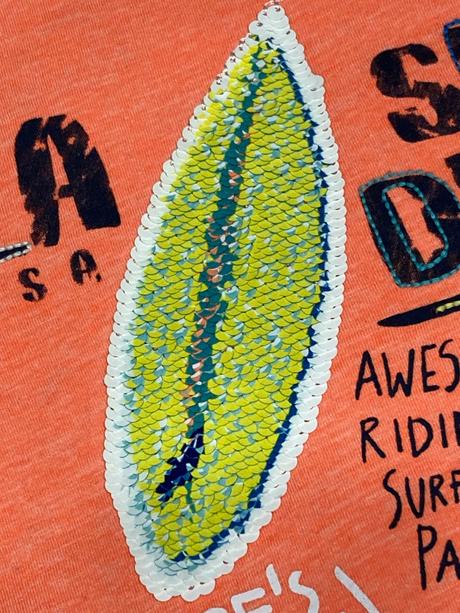 Surf glitrové tričko veľ. 110, c&a,110