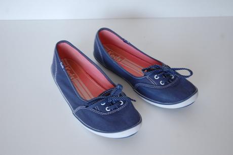 Dámske plátenné baleríny keds teacup, 39
