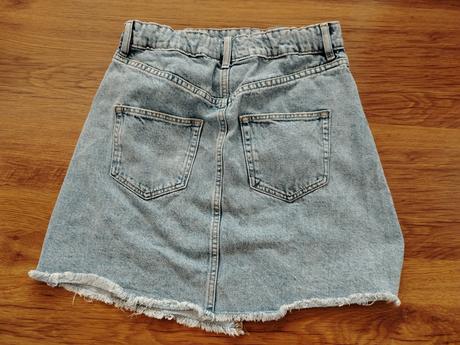 Asymetrická rifľová sukňa, h&m,170