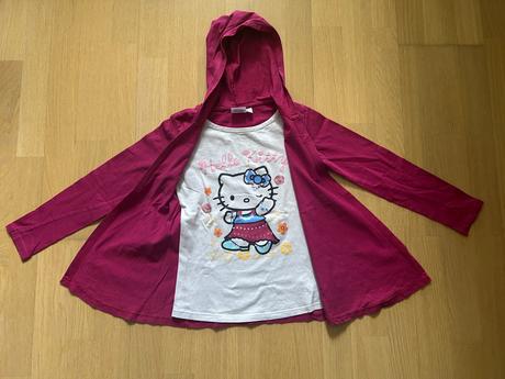 Hello kitty pulóver spojený s tričkom, hello kitty,128