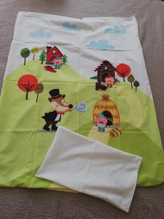 Návliečky na detský paplón a vankúš, šírka (cm): 95,dĺžka (cm): 130