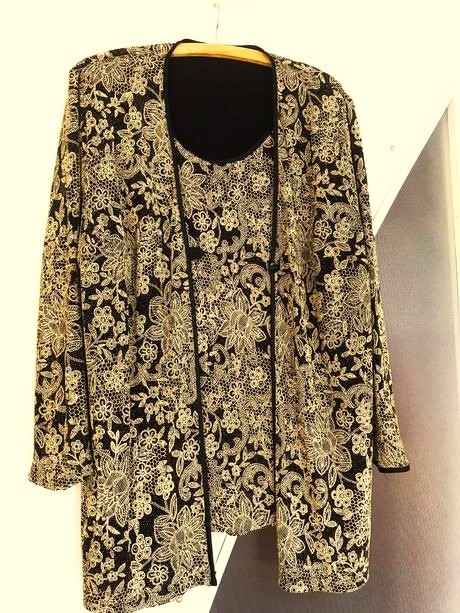 Tielko/top s kabátikom, xxl