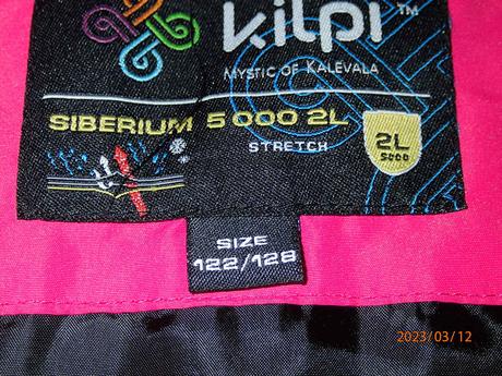 Lyžiarska bunda kilpi, 128