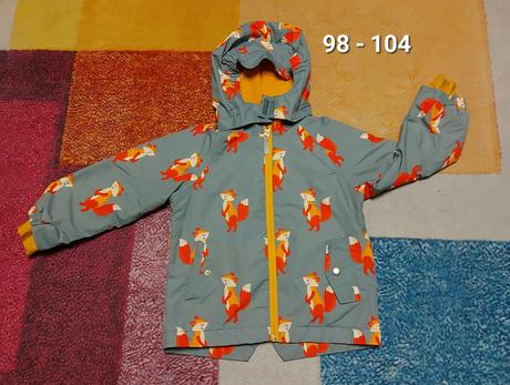 Nepremokava prechodna bunda do dažďa 98-104, tchibo,98