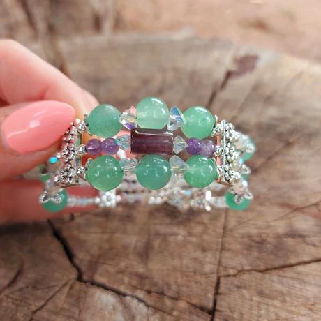 Náramok z minerálov pre znamenia blíženci, panny, 