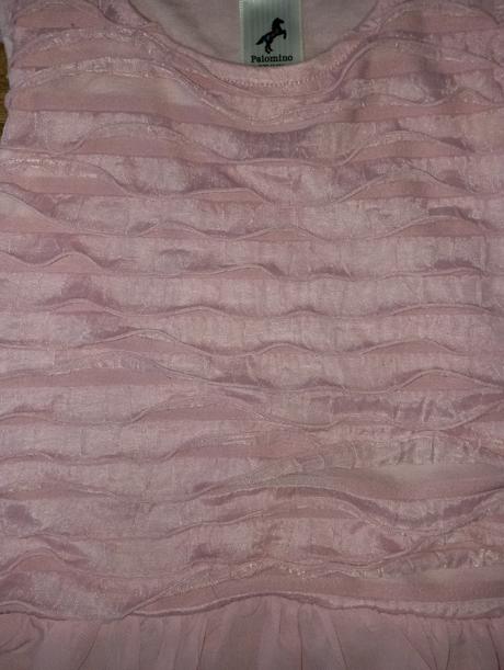 Ružové šaty s volánmi, palomino,110